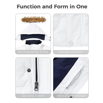 Wantdo Men's Waterproof Puffer Coat - Warm Winter Jacket