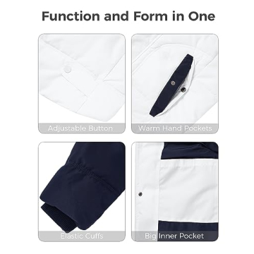 Wantdo Men's Waterproof Puffer Coat - Warm Winter Jacket