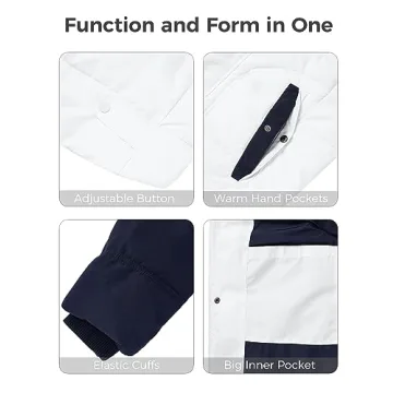 Wantdo Men's Waterproof Puffer Coat - Warm Winter Jacket