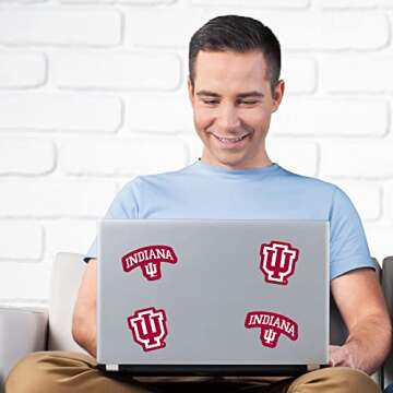 Rico Industries NFL Chicago Bears Die Cut 4-Piece The Quad Sticker Sheet