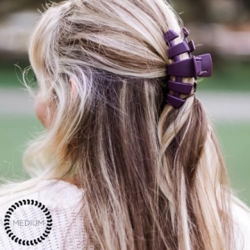 TELETIES Classic Medium Hair Clip - Strong Grip & Comfort