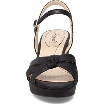 LifeStride Womens Lucky Heeled Sandal Black 7 M