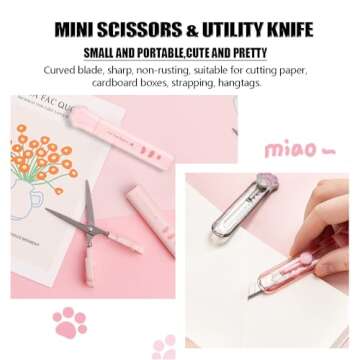 PANDENNER Cute School Supplies Set for Kids and Teens