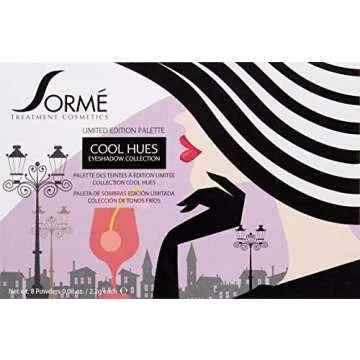 Sorme Cosmetics Collection Eyeshadow Palette - 8 Versatile Shades for Every Look