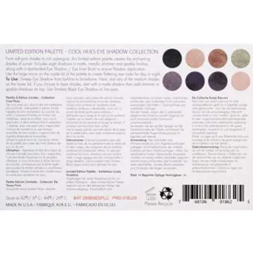 Sorme Cosmetics Eyeshadow Palette - 8 Cool Hues