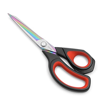 LIVINGO Premium Multi-Purpose Scissors with Titanium Coated Blades and Comfort Grip