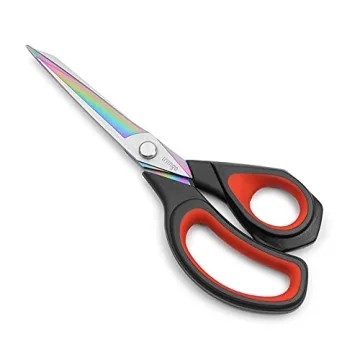LIVINGO Premium Multi-Purpose Scissors with Titanium Coated Blades and Comfort Grip
