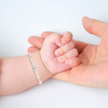 1st Birthday Adjustable Pearl Bracelet Gift