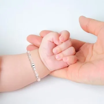 1st Birthday Adjustable Pearl Bracelet Gift