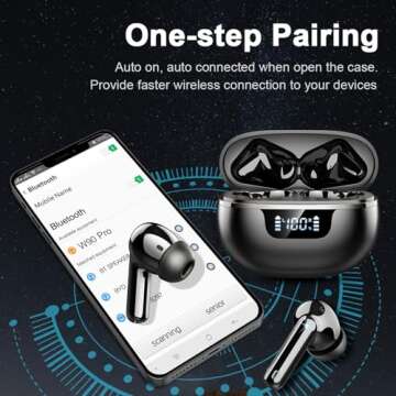 Bluetooth 5.4 Wireless Earbuds with 40H Playtime