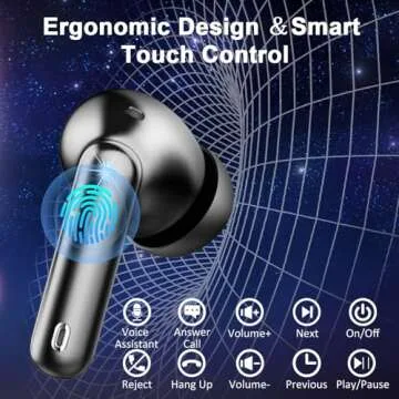 Bluetooth 5.4 Wireless Earbuds with 40H Playtime