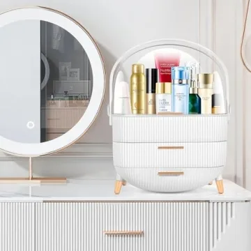 Portable Makeup Organizer for Students and Beauty Lovers