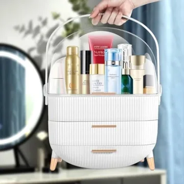 Portable Makeup Organizer for Students and Beauty Lovers