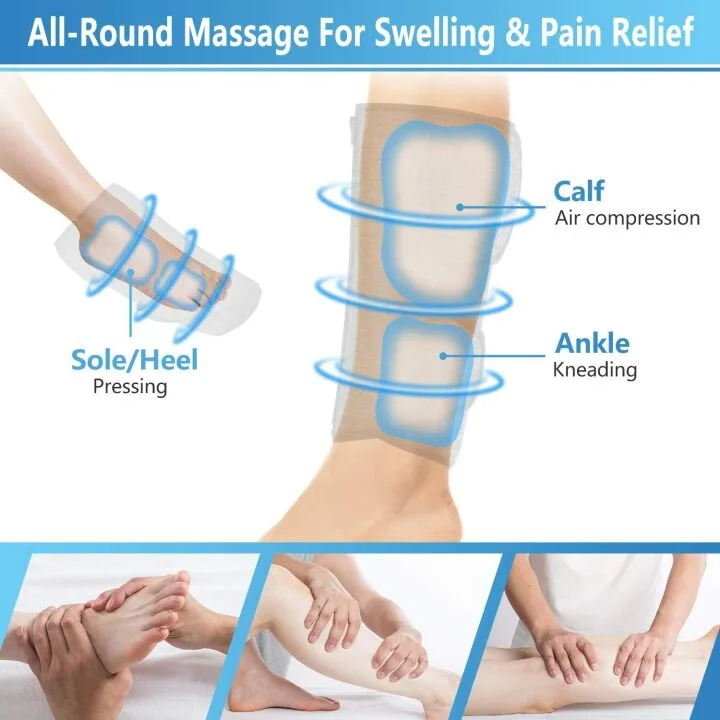 CINCOM Wireless Leg Massager for Pain Relief