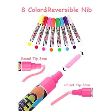 Rustic Whitewash Double Sided Chalkboard, 10"*14" Tabletop Stand, Small Countertop Chalkboard Easel ...