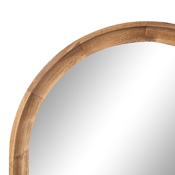 Kate and Laurel Arched Wooden Wall Mirror - 20 x 30