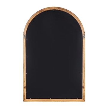 Kate and Laurel Arched Wooden Wall Mirror - 20 x 30