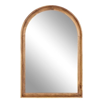 Kate and Laurel Arched Wooden Wall Mirror - 20 x 30