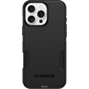 OtterBox iPhone 16 Pro Max Commuter Case - Durable Black Protection
