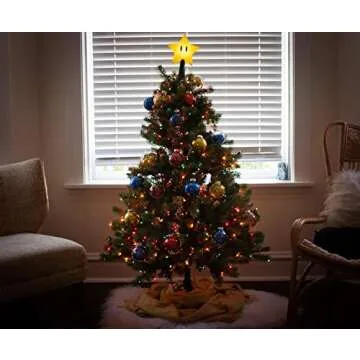 Tree Topper Mario Super Star Gen 2 Plug in Light Up Christmas