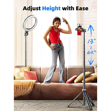Kaiess 62" Tripod for iPhone - Versatile Selfie Stick