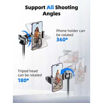 Kaiess 62" Tripod for iPhone - Versatile Selfie Stick