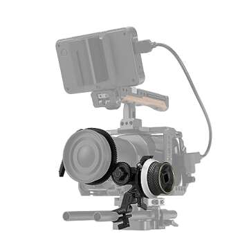 SmallRig Mini Follow Focus with A/B Stops & 15mm Rod Clamp for DLSRs and Mirrorless Cameras