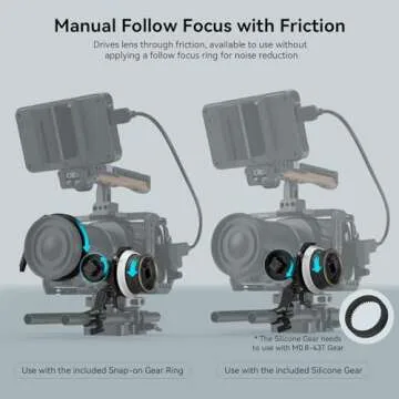 SmallRig Mini Follow Focus - Precision Control for Filmmakers
