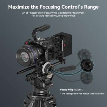 SmallRig Mini Follow Focus - Precision Control for Filmmakers