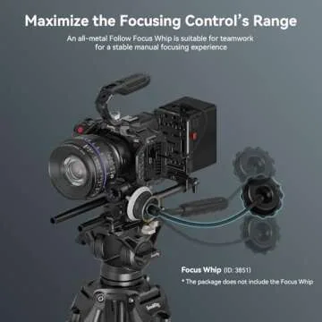 SmallRig Mini Follow Focus - Precision Control for Filmmakers