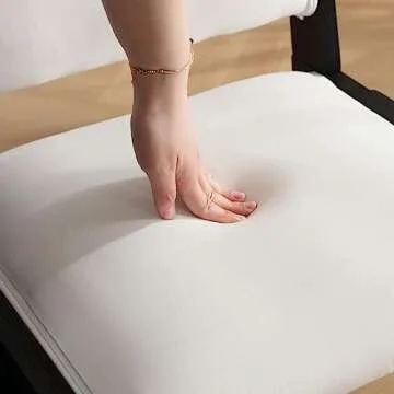 Elegant VESCASA Velvet Dining Chairs with Elegant Wood Legs