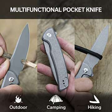 SENCUT Tynan Folding Pocket Knife - Versatile EDC Tool