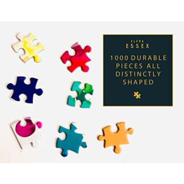 Elena Essex 1000 Piece Puzzle for Adults - Woodland Magic | Jigsaw Puzzles 1000 Pieces | Mushroom Toadstool Nature Wildlife Puzzle | 28x20inches