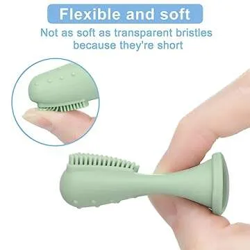 Soft Silicone Baby Finger Toothbrush Set for Infants