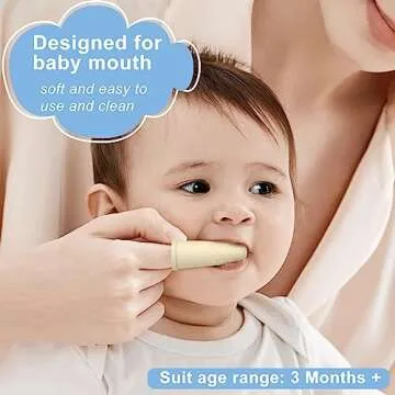 Soft Silicone Baby Finger Toothbrush Set for Infants