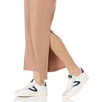 Daily Ritual Women's Supersoft Terry Side-Slit Column Skirt