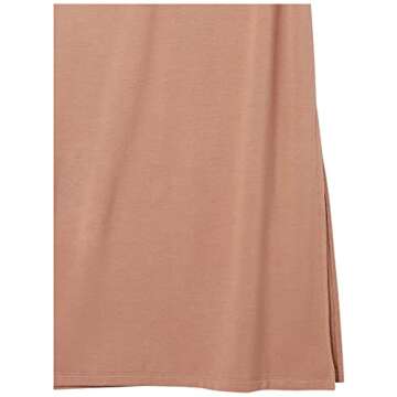Daily Ritual Women's Supersoft Terry Side-Slit Column Skirt