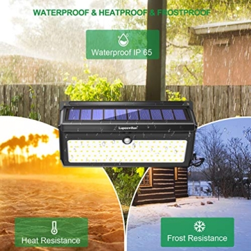 Luposwiten 100 LED Solar Lights - Outdoor Motion Sensor