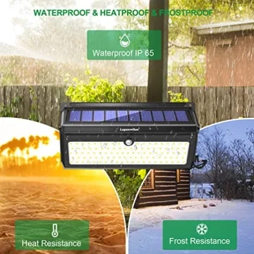 Luposwiten 100 LED Solar Lights - Outdoor Motion Sensor