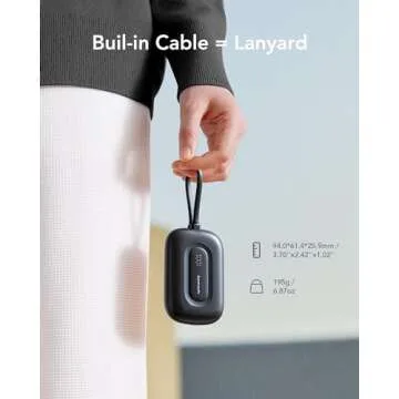 Charmast 10000mAh Portable Charger for Fast Charging