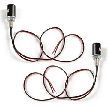 CZC AUTO License Plate Light 12V Bright White LED