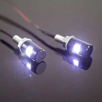 CZC AUTO License Plate Light 12V Bright White LED