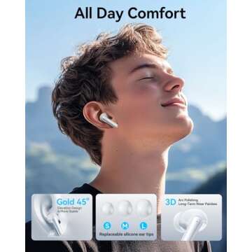 Wireless Earbuds with Deep Bass and 40 Hours Playtime