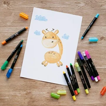 Mr. Pen Soft Crayons - Vibrant Gel Crayons for All Ages