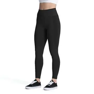 Aoxjox Seamless Scrunch Legging for Women Asset Tummy Control Workout Gym Fitness Sport Active Yoga Pants 22'' (Black, Small)