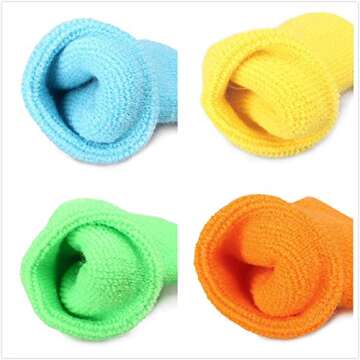 Mallofusa 12 Pairs Colorful Sweatbands for Sports Workout