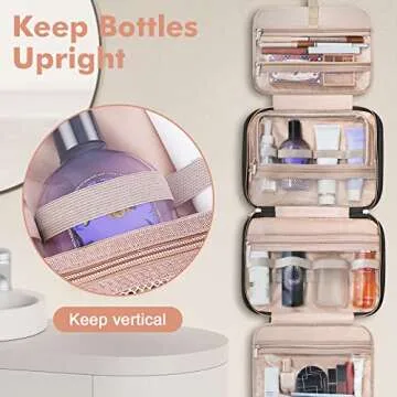 Wedama Toiletry Bag for Women, Large & Waterproof