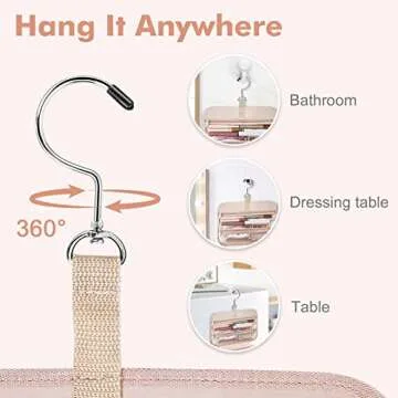 Wedama Toiletry Bag for Women, Large & Waterproof