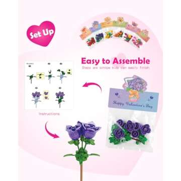 Voplintra Kids Bouquet Building Blocks Set for Creativity