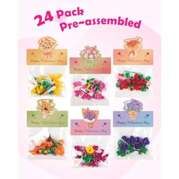 Voplintra Kids Bouquet Building Blocks Set for Creativity